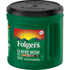Folgers Classic Decaf Medium Roast Ground Coffee, 30.5 Ounces